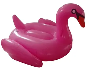 factory inflatable flamingo/swan float mattress with good price inflatable ride on pool toys