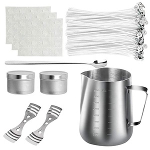 <span class=keywords><strong>Kit</strong></span> Complet Écologique de <span class=keywords><strong>Fabrication</strong></span> de Bougies DIY pour Enfants et Adultes – Fournitures de Fusion de Cire de Soja, Formes Personnalisables, Mèche en Coton - Product Image 1