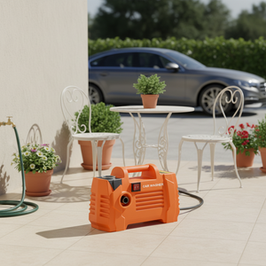 MOLAGO Lave-auto électrique portable haute pression 100-140 bar Pompe à <span class=keywords><strong>eau</strong></span> auto-amorçante 110V/220V Débit 4-5L/min 3KG - Product Image 1