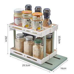 Support multifonctionnel coulissant rotatif: un incontournable dans la cuisine, idéal pour l'agencement des épices de bureau et le rangement dans la cuisine - Product Image 4
