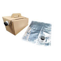 Sac en aluminium de 96 oz en boîte, qualité alimentaire, pochette BIB pour café liquide