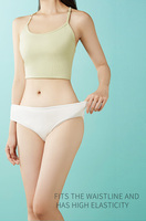 Nouveau Style blanc coton slips pour femmes adolescentes jetable remplacement quotidien antibactérien pour voyage hôtel utilisation tissé solide