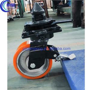 Roda resistente do resistor do recipiente da roda do castor do poliuretano do recipiente de remessa iso resistente da carga - Product Image 6