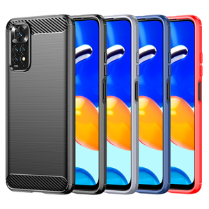 Custodia in Fibra di Carbonio Antiurto per <span class=keywords><strong>Xiaomi</strong></span> <span class=keywords><strong>Redmi</strong></span> <span class=keywords><strong>Note</strong></span> <span class=keywords><strong>11s</strong></span> 11 Pro Versione Globale - Product Image 5