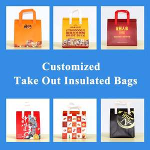 Custom Disposable Nonwoven Aluminium Insulated <b>Cooler</b> <b>Bag</b> Reusable Thermal Food Delivery <b>Bag</b> Letter Pattern for Lunch <b>Wine</b> - Product Image 6