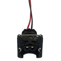 Conector de sensor de 2 pines para arnés de cableado de gasolina para piezas de motor automotriz, adaptador de enchufe CC-01