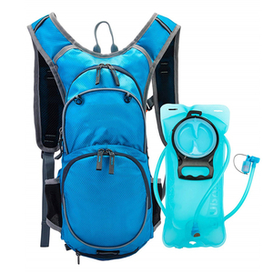 Custom Camping <b>Running</b> <b>Water</b> Bladder Bag Hydration <b>Backpack</b> Waterproof Zipper Large Capacity Lightweight Polyester - Product Image 1