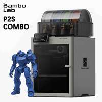 Imprimante 3D FDM P2s Lab Bambu automatique, nouvelle, PLA, vitesse d'impression rapide 600 mm/s, bureau, noyau fermé, multicolore, haute vitesse, grand écran