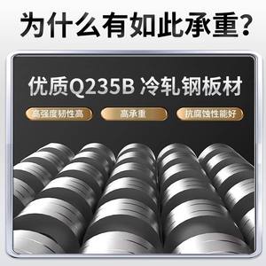 <b>Heavy</b> <b>Duty</b> Supermarket Rack Solid <b>Shelf</b> 0.6Mm Cold Rolled Steel Epoxy Powder Coating Vertical Buckle Installation - Product Image 5