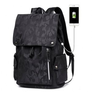 Mochila de Camuflaje de Venta Directa de Fábrica, Mochila con Carga USB, Mochila de Ocio, Versión Coreana - Product Image 1