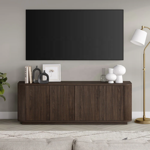 ديكور منزلي خشبي ، خزانات جانبية مطلية بالبوفيه ، خزانة جانبية بتصميم جديد - Product Image 5