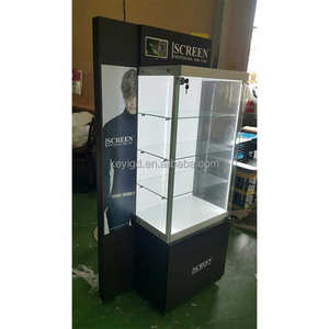 <span class=keywords><strong>Vitrine</strong></span> de bijouterie personnalisée OEM, <span class=keywords><strong>vitrine</strong></span> de bijoux en verre, présentoir de bijoux avec éclairage LED - Product Image 4