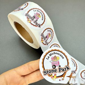 Etiquetas de Seguridad a Prueba de Manipulación, Sellos para Empaques de Entrega de Alimentos, para Vasos de Café, Comida para Llevar de Restaurantes - Product Image 1