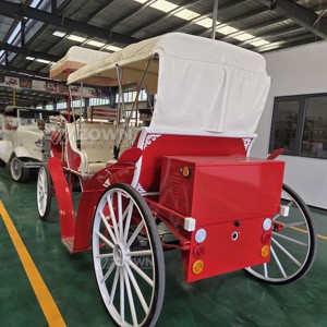 Chariot de balade électrique ZOWN de haute qualité, type calèche royale, à batterie, 4 roues, garantie 2 ans, pour mariages en extérieur - Product Image 5