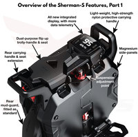 Trottinettes électriques LeaperKim Original Sherman S 100.8V 3600Wh Batterie 3000W Moteur 7000W pour puissance de pointe 20 pouces 58LBS 62LBS 66LBS
