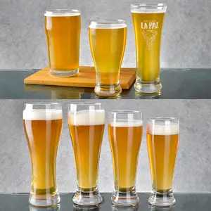 Atacado cerveja vidro copo claro vidraria weizen pilsner pint vidro 20oz personalizado cerveja óculos