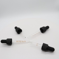 Flacon compte-gouttes en verre 5ml-100ml, flacons en verre ambré pour sérum, bouchon à vis, pipette en verre pour cosmétiques et huiles essentielles