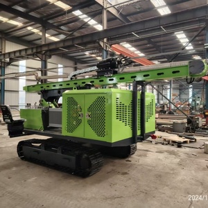 Macchina di perforazione della tigre rampicante universale del pilalo fotovoltaico solare delle colline del deserto e delle montagne a spirale macchina del chiodo a terra - Product Image 2