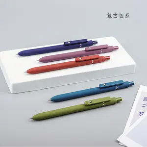 Customization Custom Stationery Color Pen Amazon Hot Selling Gel Pens Wholesale Morandi Gel Pen School Supply Stationery Set