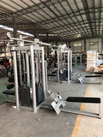 Machine de musculation multi-stations commerciale, multi-gym, cinq postes, personnalisation jungle, équipement complet de salle de sport