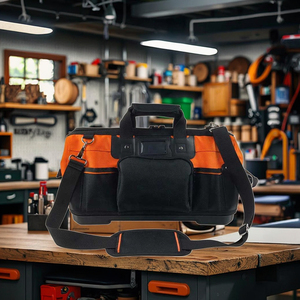 High Quality High Load Bearing <b>Heavy</b> <b>Duty</b> Kit Reinforced Webbing Large Capacity Waterproof Oxford Durable Shoulder <b>Tool</b> <b>Bag</b> - Product Image 5