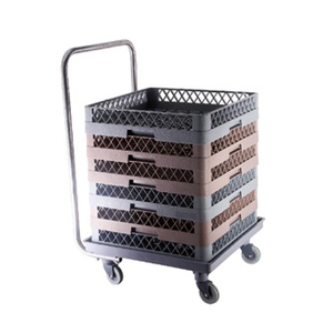 Panier de rangement double à 49 compartiments pour cuisine domestique, extensible et empilable, en plastique, pour <span class=keywords><strong>lave</strong></span>-<span class=keywords><strong>vaisselle</strong></span>, avec support pour tasses assemblé - Product Image 1