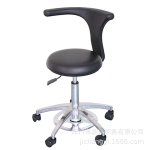 Chaise de Médecin à Hauteur Réglable avec Base Métallique et Commande au Pied, Modèle 091 pour Usage en Bureau - Product Image 4