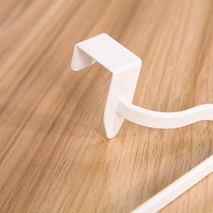 <span class=keywords><strong>Porte</strong></span>-serviettes sans perçage sur la <span class=keywords><strong>porte</strong></span> de l'armoire, barre de fil plat, <span class=keywords><strong>support</strong></span> suspendu pour salle de bain et cuisine, étagère, <span class=keywords><strong>support</strong></span> de tour - Product Image 6
