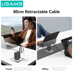 USAMS Portable 2024 New 20W Fast Charging Mini Travel Usb C Mobile Phone Wall Charger <strong>Adapter</strong> for <strong>Iphone</strong> 15 14 13 12 <strong>11</strong> Pro Max - Product Image 3