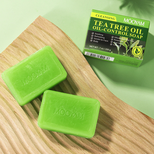 Jabón de Aceite de Árbol de Té de Marca Privada para Control de Grasa, Barra de Jabón de Árbol de Té para Rostro y Cuerpo, Jabón Reparador para Piel Propensa a Imperfecciones - Product Image 6