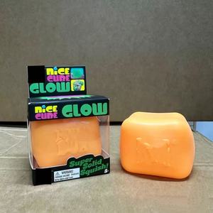 Newly Nice <b>Cube</b> Squishy Fluorescent <b>Glowing</b> Nice Ice <b>Cube</b> Needo Squishy Toys Need Ohhs Stress <b>Cube</b> Decompression Squeeze Toy - Product Image 6