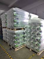 Film de protection anti-UV pour balles d'avoine et d'alfalfa, 100% polypropylène haute ténacité, motif brut T&H TH1.25m*3000m, écologique