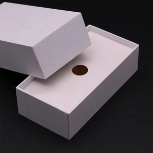 <span class=keywords><strong>Caja</strong></span> de Embalaje Rígida Blanca de Dos Piezas con Recorte para Dedos, Personalizable para Estuches de Teléfono, Embalaje Minorista para Productos Electrónicos - Product Image 1