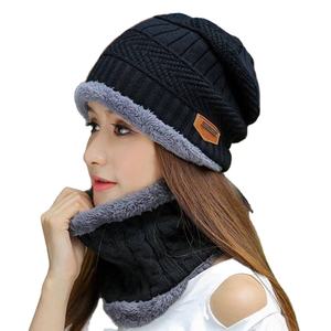 Cappelli da donna personalizzati All Over <span class=keywords><strong>Sherpa</strong></span> Spider Web con toppa in pelle berretto in maglia acrilica per bambini marrone - Product Image 1