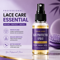 Spray Protecteur Cutané en Gros 40ml 70ml 100ml Étiquette Personnalisée Pré-adhésif Préparation Cutanée pour l'Installation de Perruques en Dentelle
