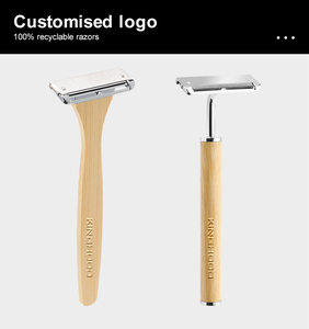 Biểu Tượng Tùy Chỉnh Sang Trọng Sinh Thái Thân Thiện Tre Gỗ Xử Lý Khách Sạn Dùng Một Lần 2 Lưỡi Cạo <span class=keywords><strong>R</strong></span>âu Người Đàn Ông Trên Khuôn Mặt Dao Cạo - Product Image 5