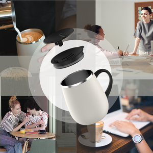 Mug à café isotherme en acier inoxydable à double paroi avec logo personnalisé - Product Image 5