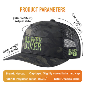 Cappello da Baseball Heycap Estetico con Logo Personalizzato, Ricamato, per Teste Grandi (62-65cm), Strutturato con Visiera Leggermente Curva - Product Image 2