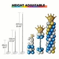 Ensemble de supports pour colonnes de ballons 32 mm en PVC robuste blanc en forme d'arche avec base à eau pour décoration d'événements de mariage, vente en gros