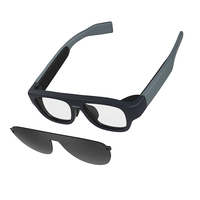 Lunettes de traduction linguistique en temps réel intelligentes AI pour les voyageurs d'affaires HG021