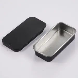 Atacado Tinplate Personalizado Impressão Presente Gift Chewing Gum Tablet Pin Broche Pequenas Ferramentas Container Tin Box para Artesanato