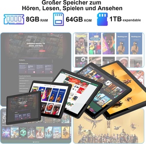 Awow <span class=keywords><strong>2025</strong></span> Mô Hình 10 Inch <span class=keywords><strong>Android</strong></span> 14 Máy Tính Bảng PC Mới Nhất Octa Lõi 8GB RAM 64GB 1Tb TF Wifi 6 2.4G Cho Bluetooth 5.0 6000MAh Pin - Product Image 5