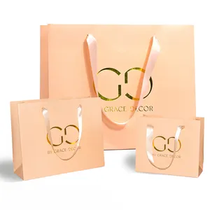 Индивидуальные подарочные пакеты для упаковки, индивидуальный логотип, бутик, многоразовые бумажные пакеты для покупок с логотипом