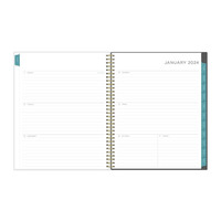 Agenda Journal personnalisable Impression Quotidien Hebdomadaire Année 2024 Agenda Carnet