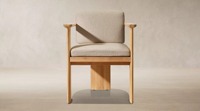 Ensemble de table à manger d'extérieur en teck, design minimaliste, meubles de patio durables