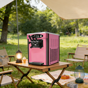 Machine à crème glacée en acier inoxydable de qualité commerciale pour cuisine professionnelle, durable - Product Image 6