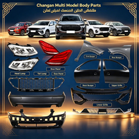 Kit complet de carrosserie en plastique ABS sans bordure pour Changan UNI-K UNIK IDD : calandre avant, couvre-pare-chocs, couvre-feux antibrouillard, garde-boue