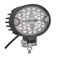 Phare de travail ovale LED 20W réel de 5,5 pouces avec éclairage antibrouillard LED pour tracteurs, camions, engins agricoles, tout-terrain, chargeurs, bateaux, voitures 12V 24V