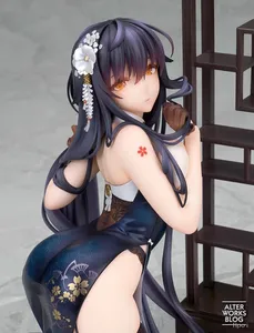 Figura de Acción Coleccionable de PVC Azur Lane IJN <span class=keywords><strong>Azuma</strong></span> de 16CM, Modelo de Anime Arrodillada con Vestido Cheongsam, Regalo para Fans, Artesanía de Plástico - Product Image 4