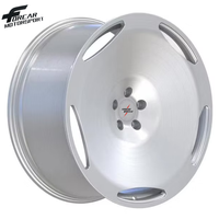 Jantes en alliage Forcar Gloss Silver, vente directe d'usine, finition noire brillante usinée, prix de gros